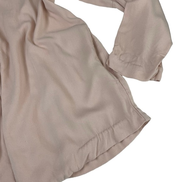 Ro & De Longline Flowy Blush Pink Blazer Large - Picture 10 of 11